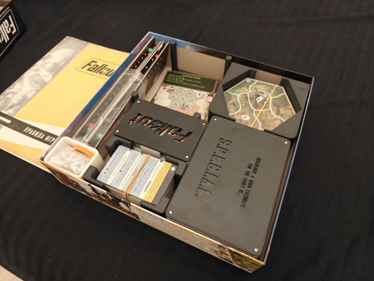 Game Chip Insert for fallout board game — miniatura 5