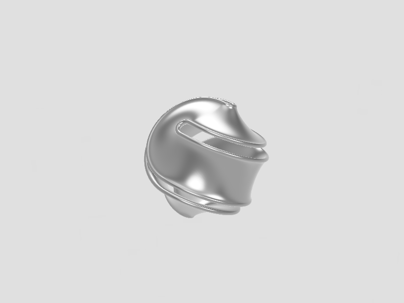 Sphericon / mathart sculpture or jewellery (pendant, bracelet)
