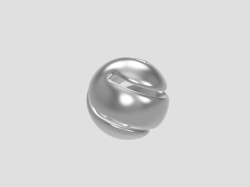 Sphericon / mathart sculpture or jewellery (pendant, bracelet)