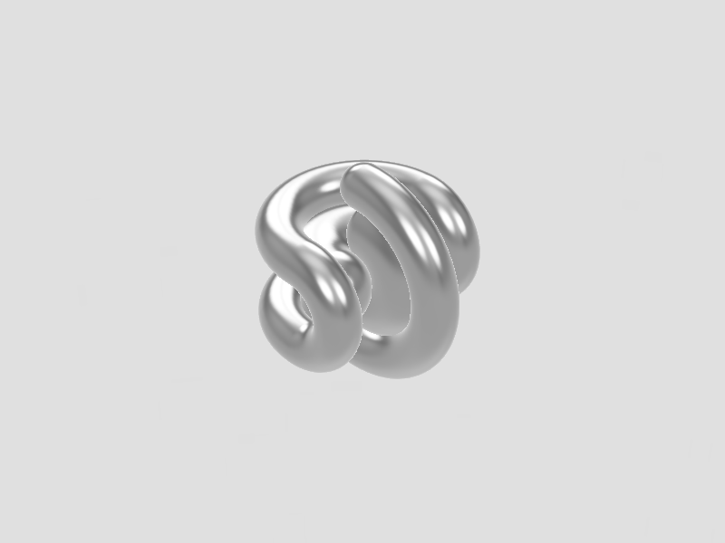 Sphericon / mathart, sculpture or jewellery (pendant, bracelet)