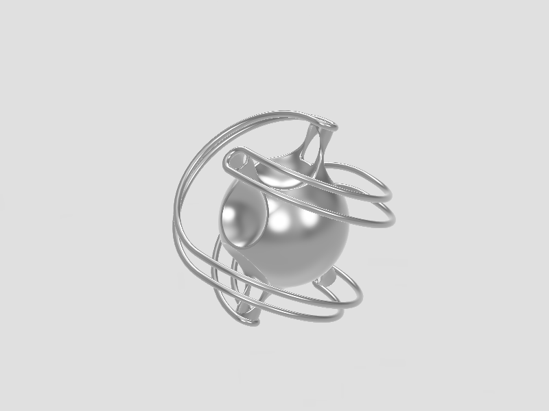 Sphericon / mathart, sculpture or jewellery (pendant, bracelet)