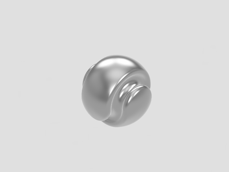 Sphericon / mathart, sculpture or jewellery (pendant, bracelet)