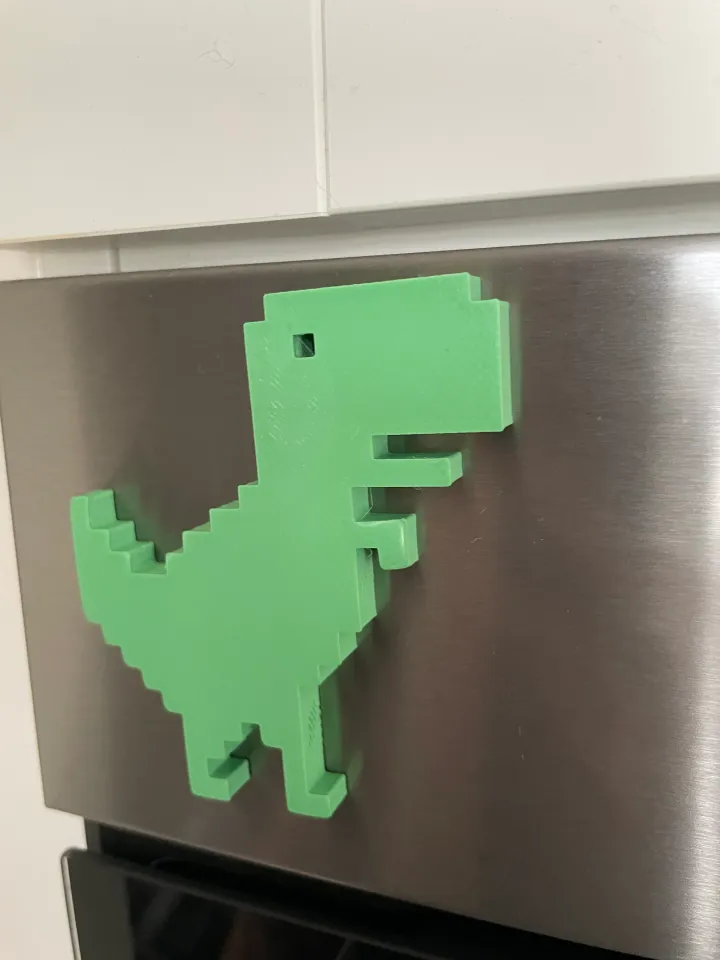 offline dinosaur game 3D model 3D printable