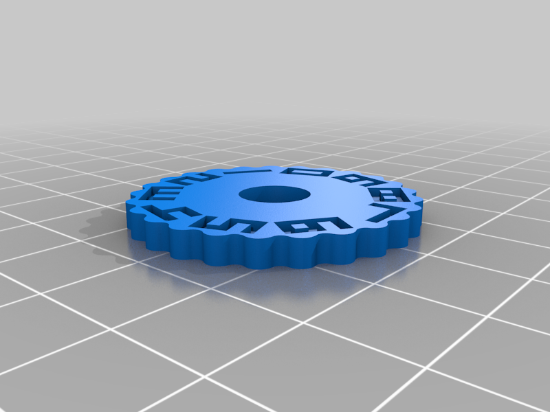 Miniatura 3 do modelo 3D golf counter keychain