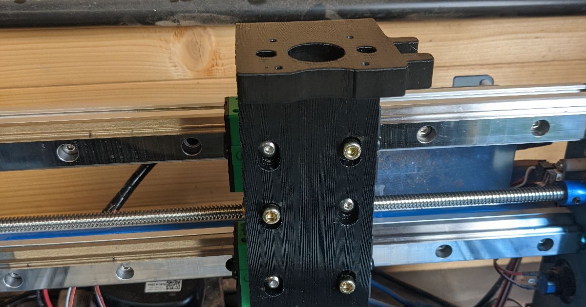 HGH Linear Rail Upgrade On X Carriage And Taller Z Axis For 3018 PRO 