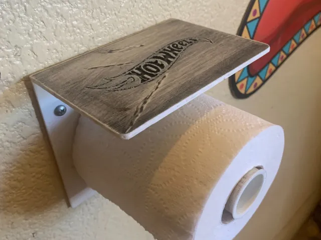 Hot Wheels Logo Toilet Paper Holder