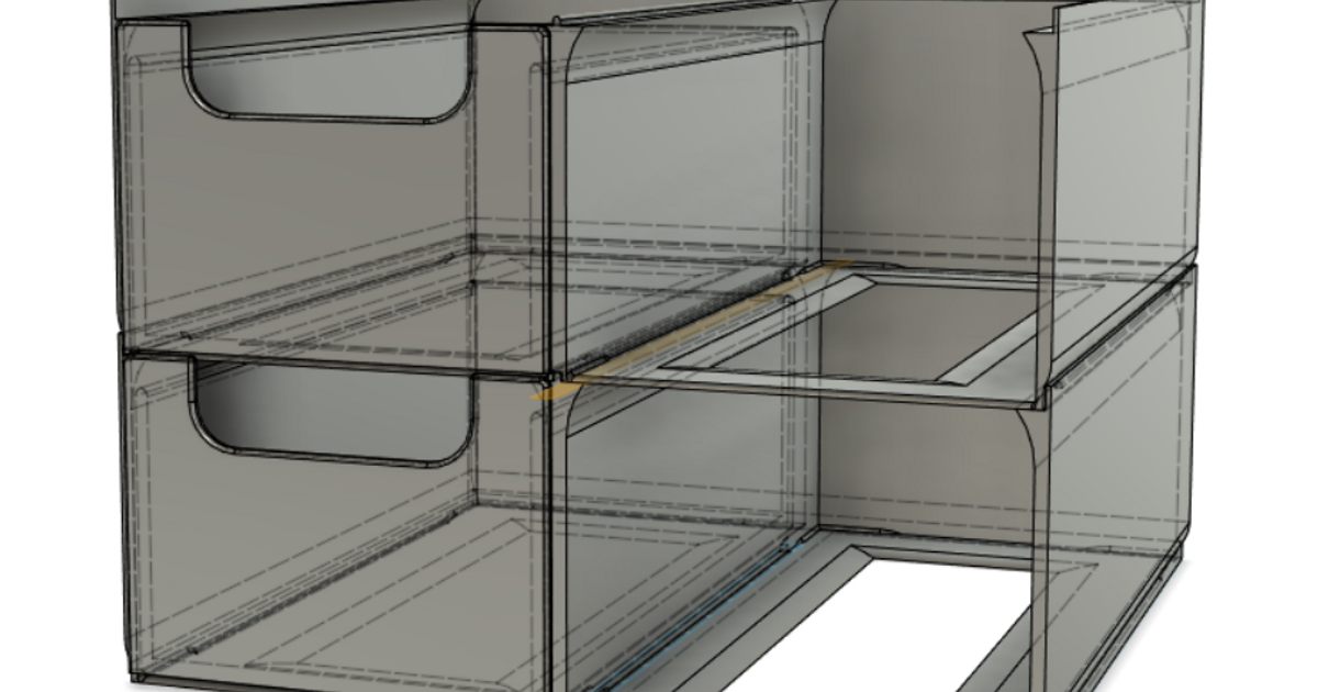 Stackable Drawer System by Settlwlvs Download free STL model
