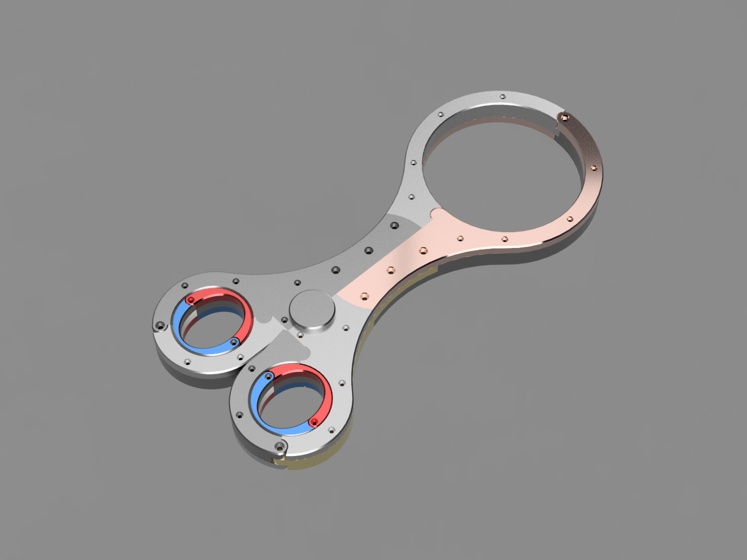 BDSM Modern (self) Bondage Fiddle with rotating hand-holes, parametric ...
