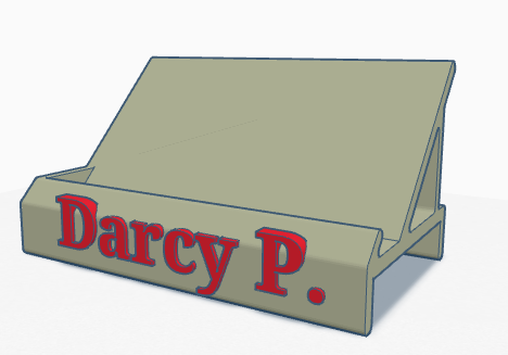 Business Card Holder - Darcy 3D model thumbnail