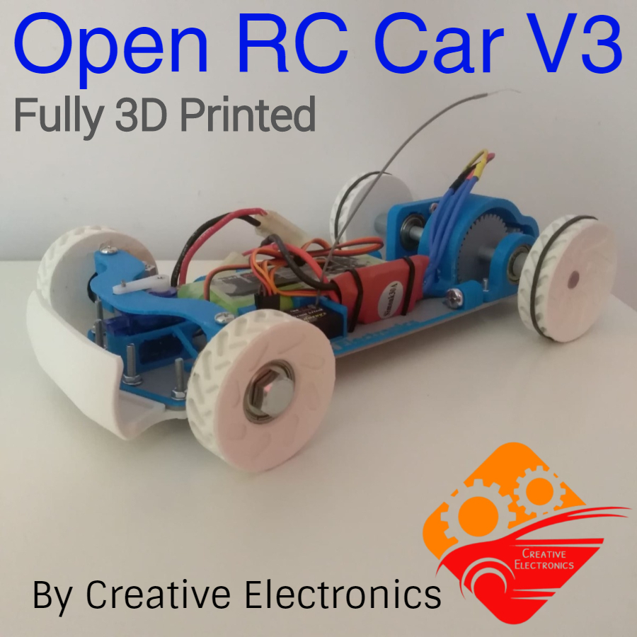 Open RC Car V3 Chassis
