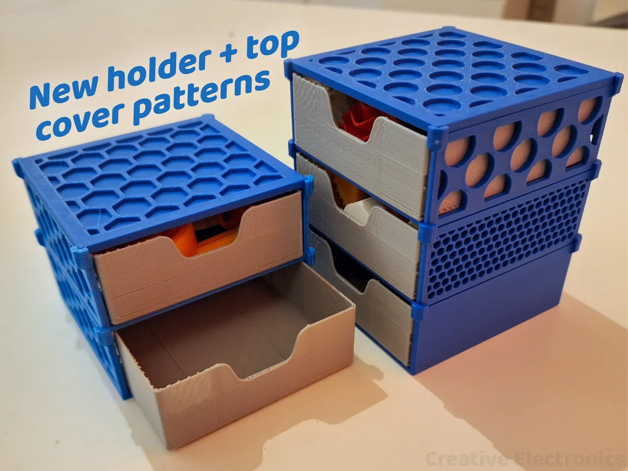 イナウトStack BOX Higt + Stack BOX Cover 380 Stack and Nest Container - 16 x 11 x 5