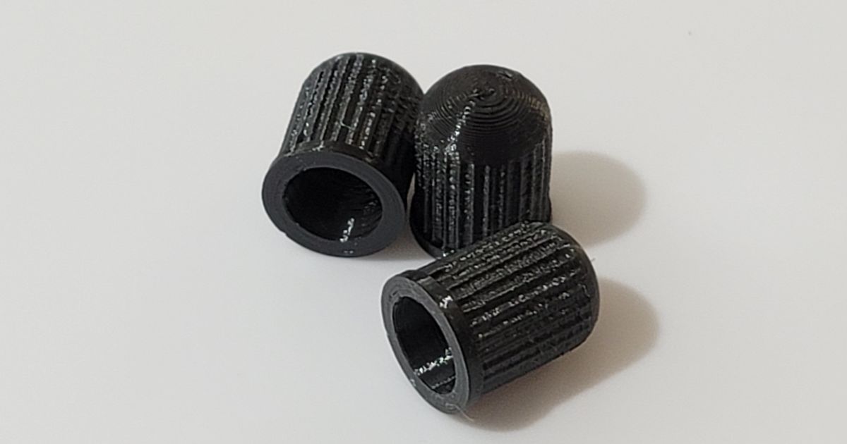 Schrader Valve Cap by Arrow_Raider Download free STL model