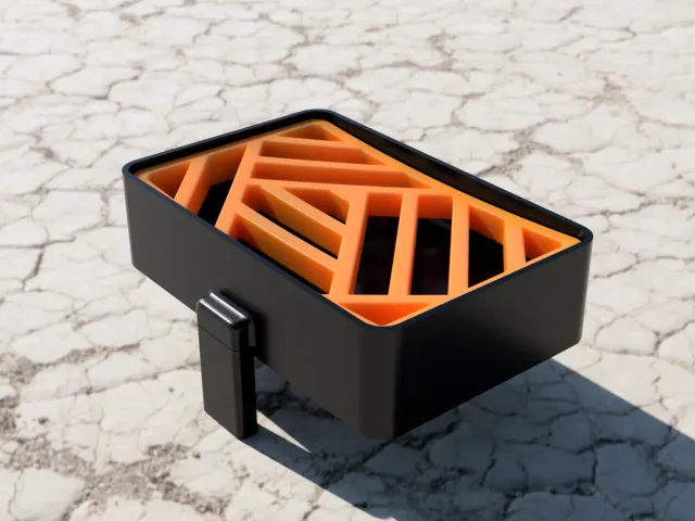 SoapDish with drainage pipe
