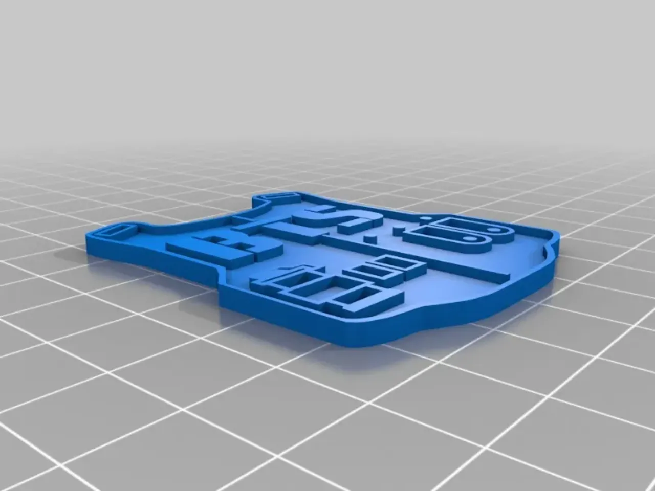 BTS Logo (Keychain) by markury | Download free STL model