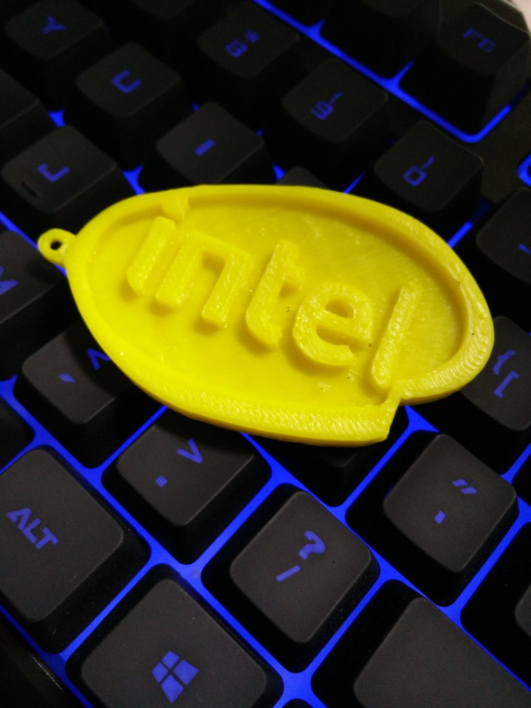 Intel® Logo Keychain