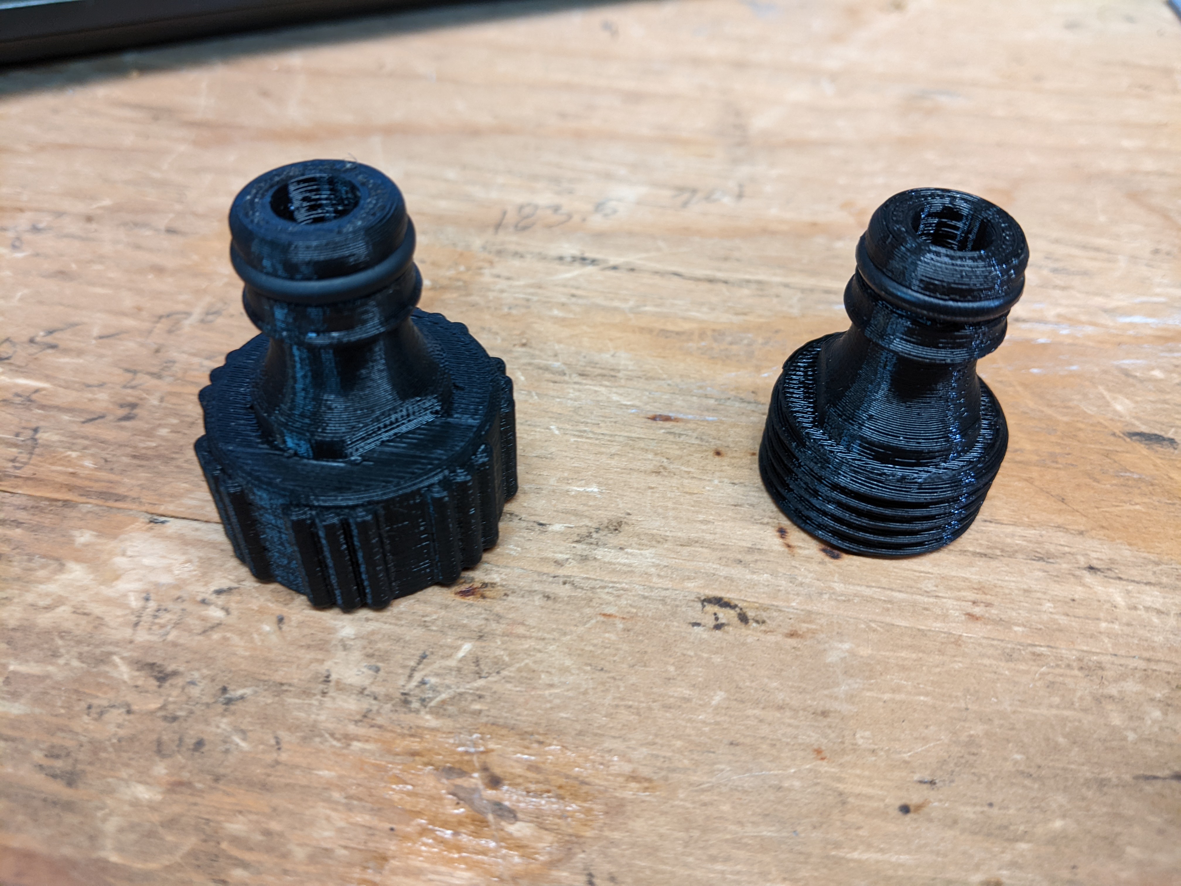 Gardena garden hose ends (North American GHT)