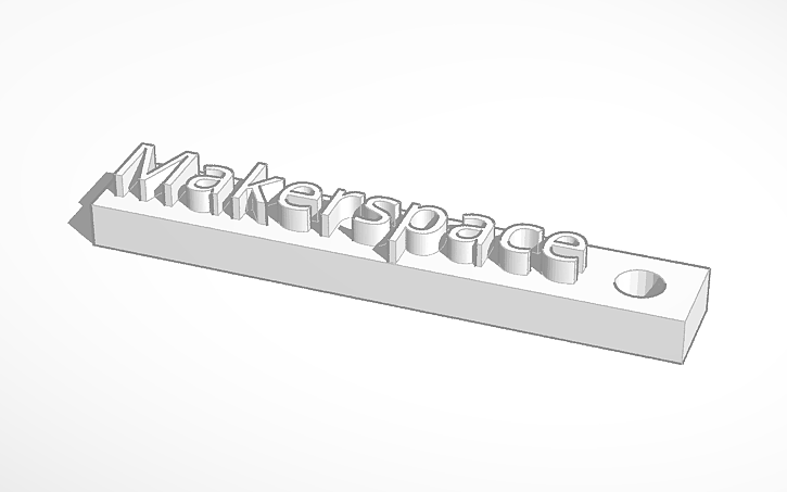 Makerspace Keychain