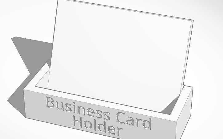 Business Card Holder by Heromberg | Download free STL model ...