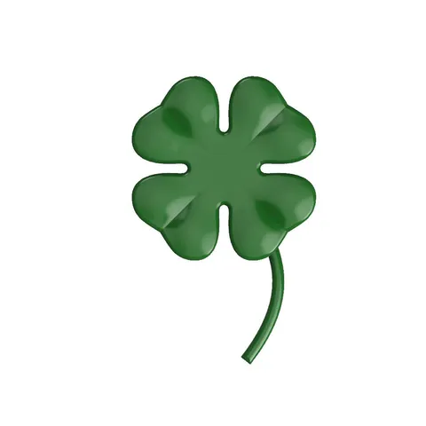 GOOD   LUCK !  four-leaf clover