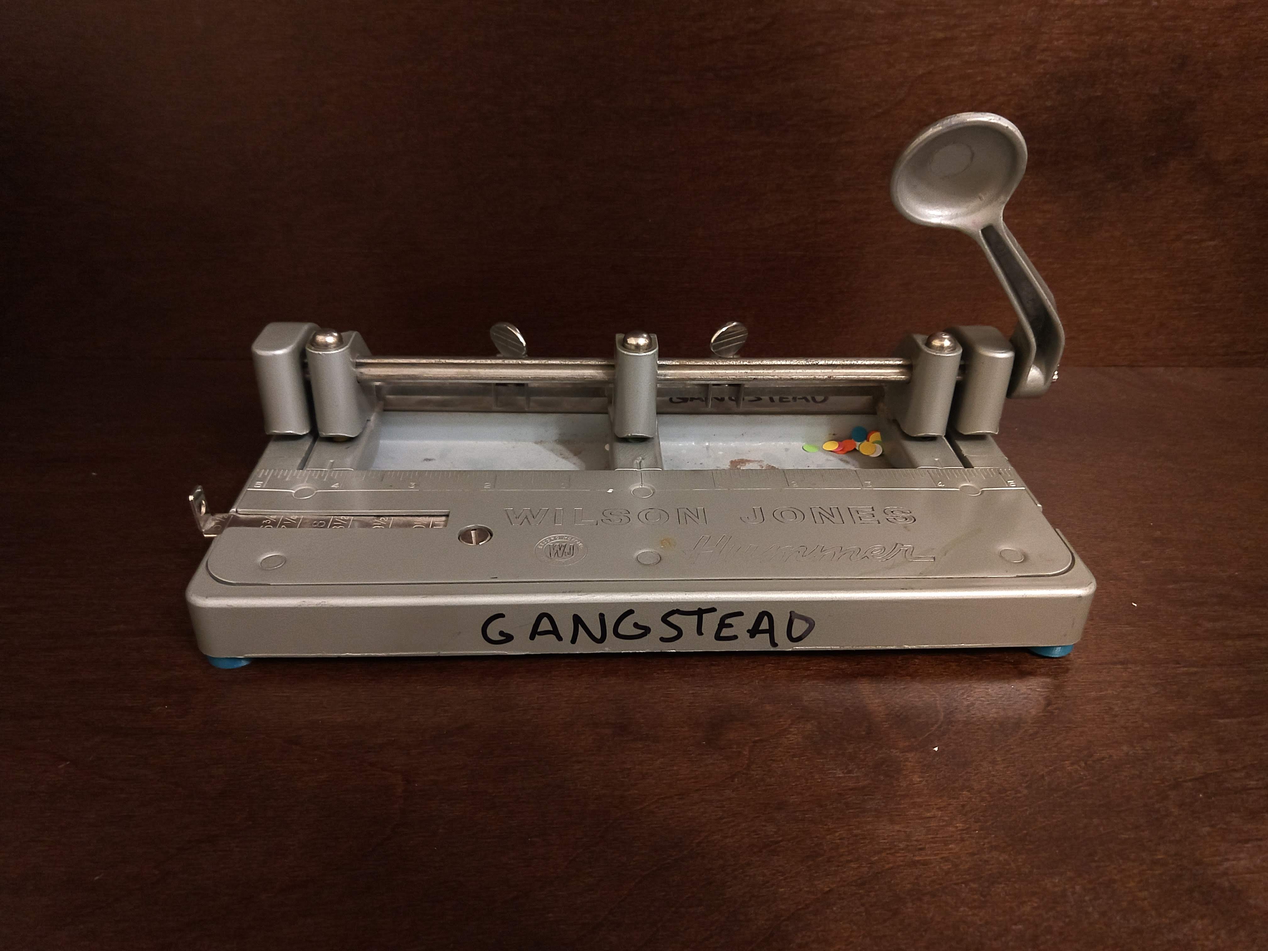 Replacement foot for industrial hole punch