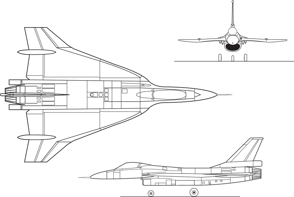 General Dynamics F-16 Fighting Falcon by 67bope | Download free STL ...