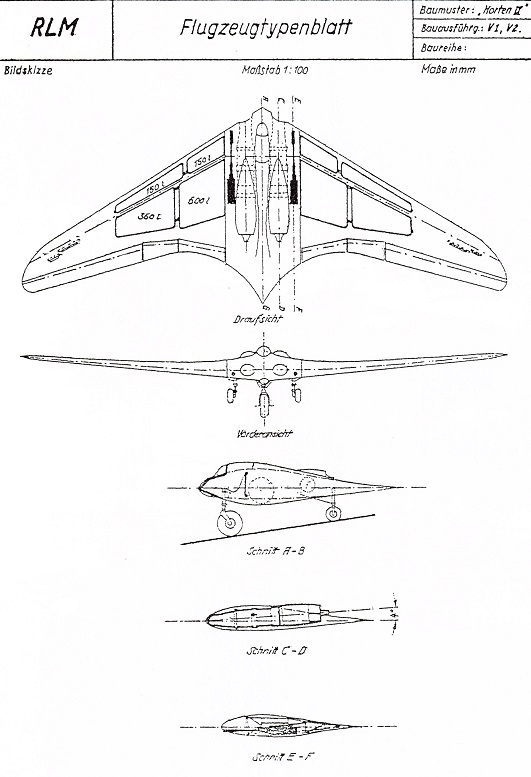 Horten 229 by 67bope | Download free STL model | Printables.com