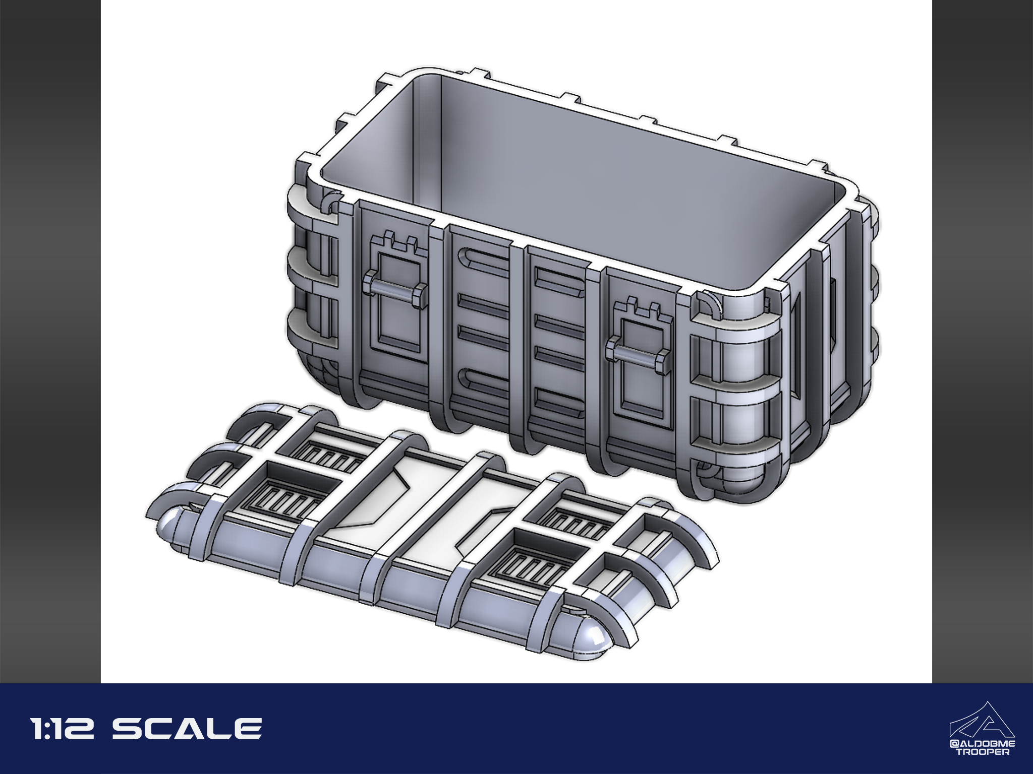 Imperial Crate 1 1:12 Scale