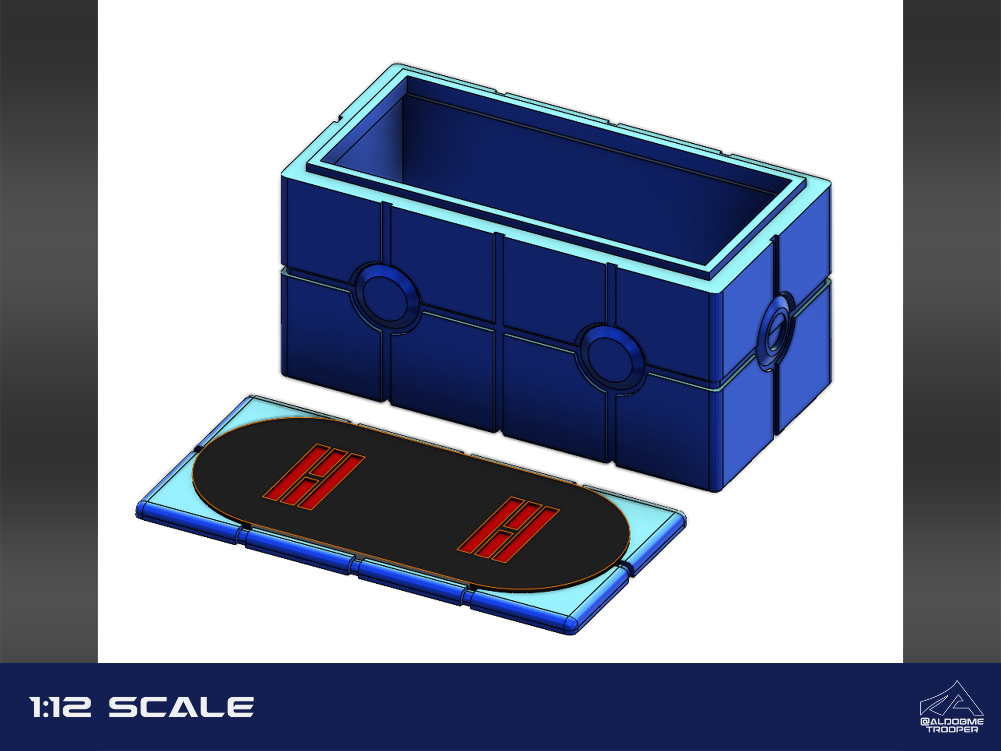 Imperial Crate 3 1:12 Scale