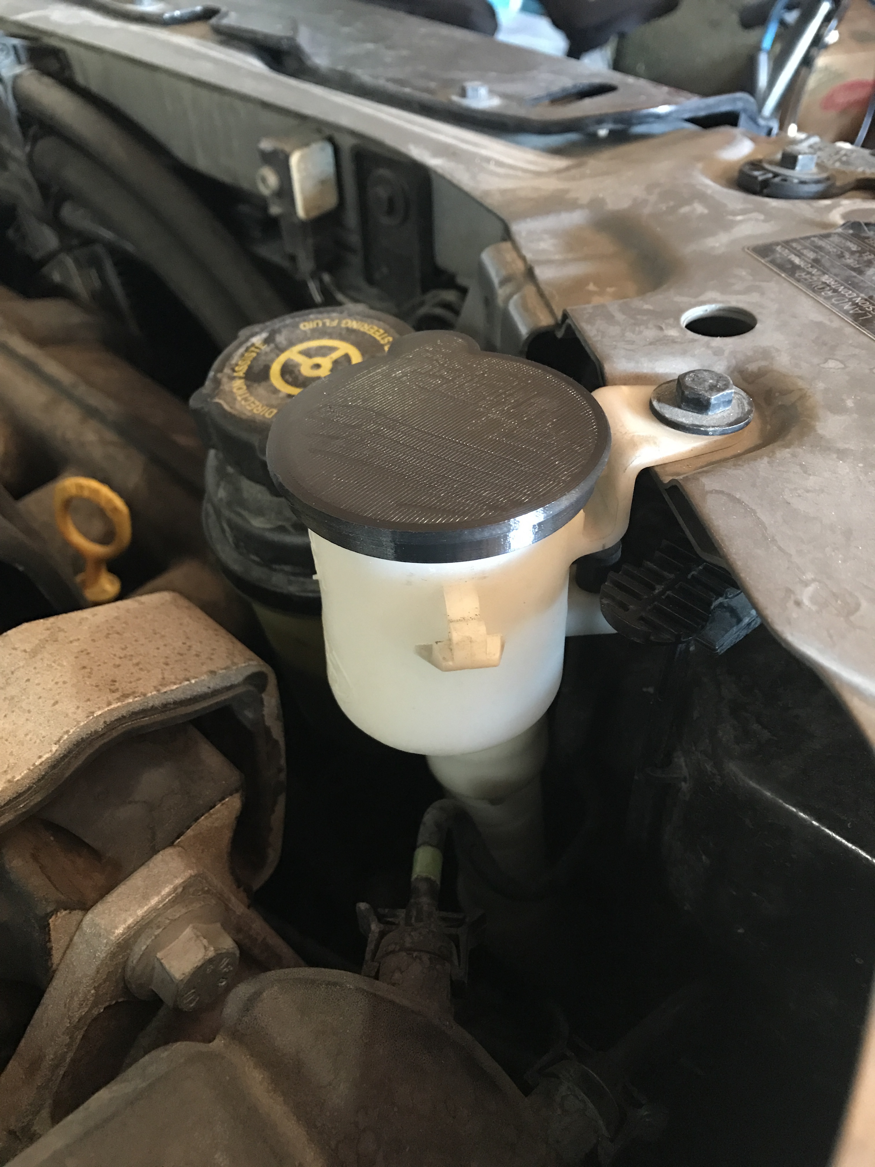 Windshield Washer Fluid Cap by Kirk.D Download free STL model