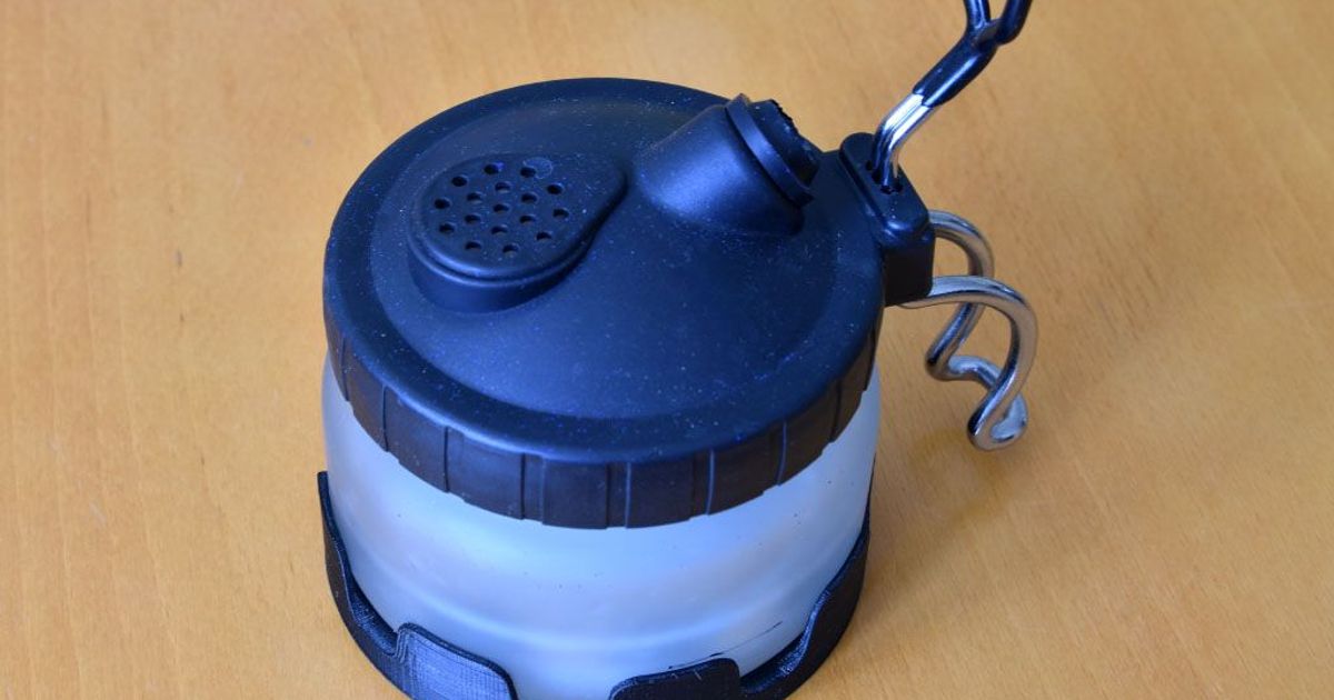 Holder for airbrush cleaning pot glass by PiotrK Download free STL