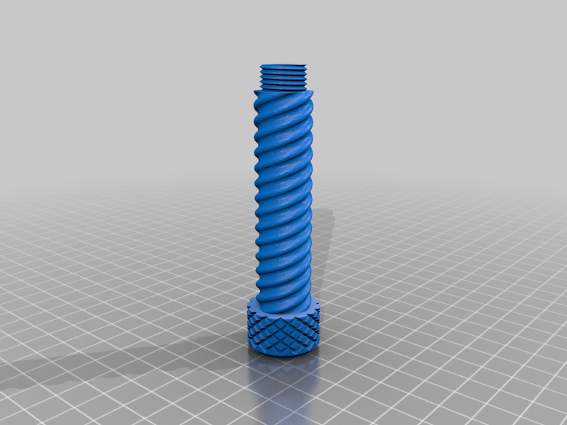 Knurled Bolt by Julian Genton Download free STL model