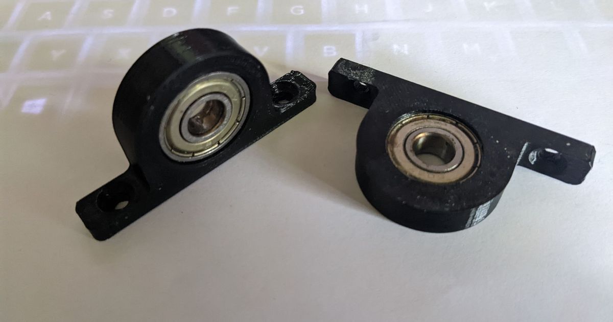 Bearing Blocks for 608 Bearings by HolzerMax Download free STL model