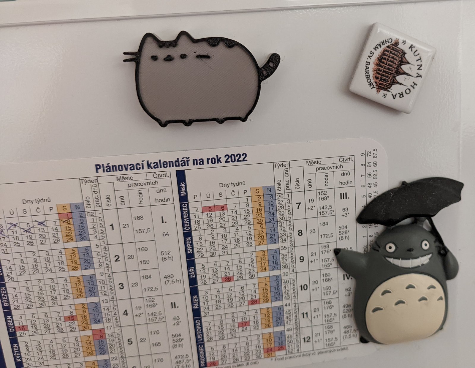 PLAsheen - hidden fridge magnet