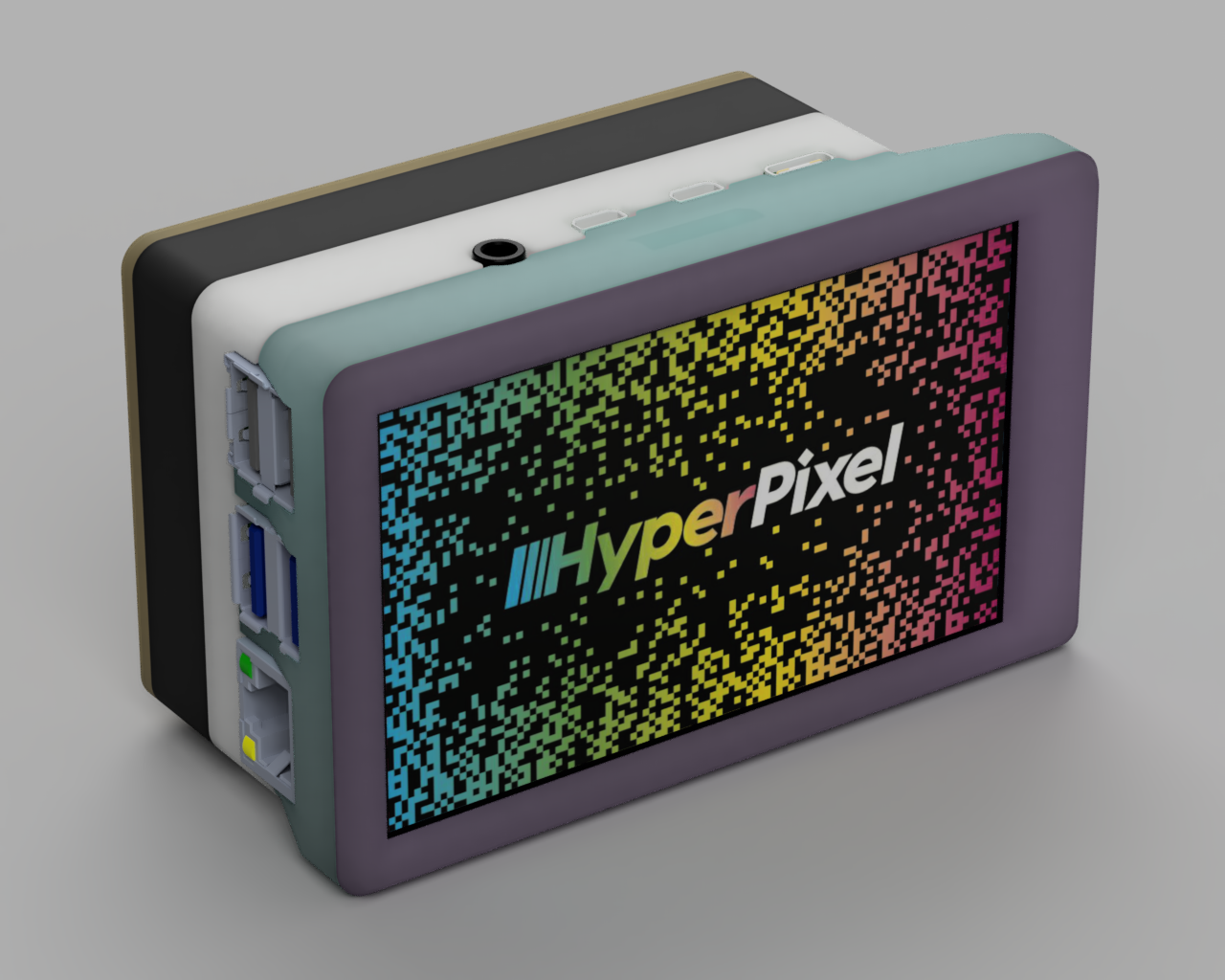 Raspberry Pi HQ Camera Case, Hyperpixel Style