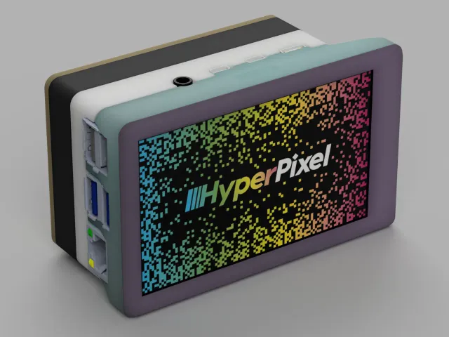 Raspberry Pi HQ Camera Case, Hyperpixel Style