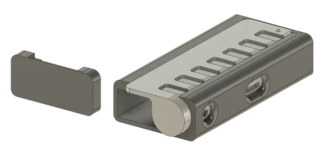 USB-hub mount for 4080 alu extrusion