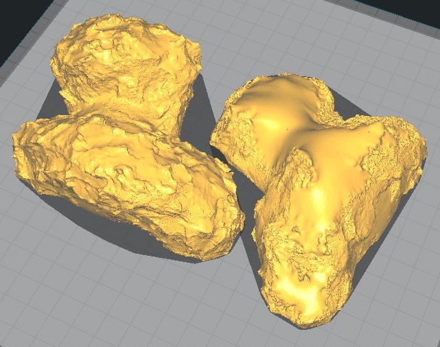 67P/Churyumov-Gerasimenko - cut in halves
