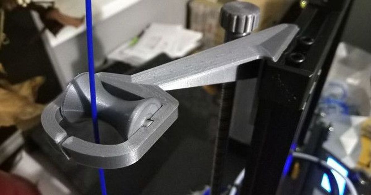 Filament guide with roller Ender 3 by Tomaskom Download free STL