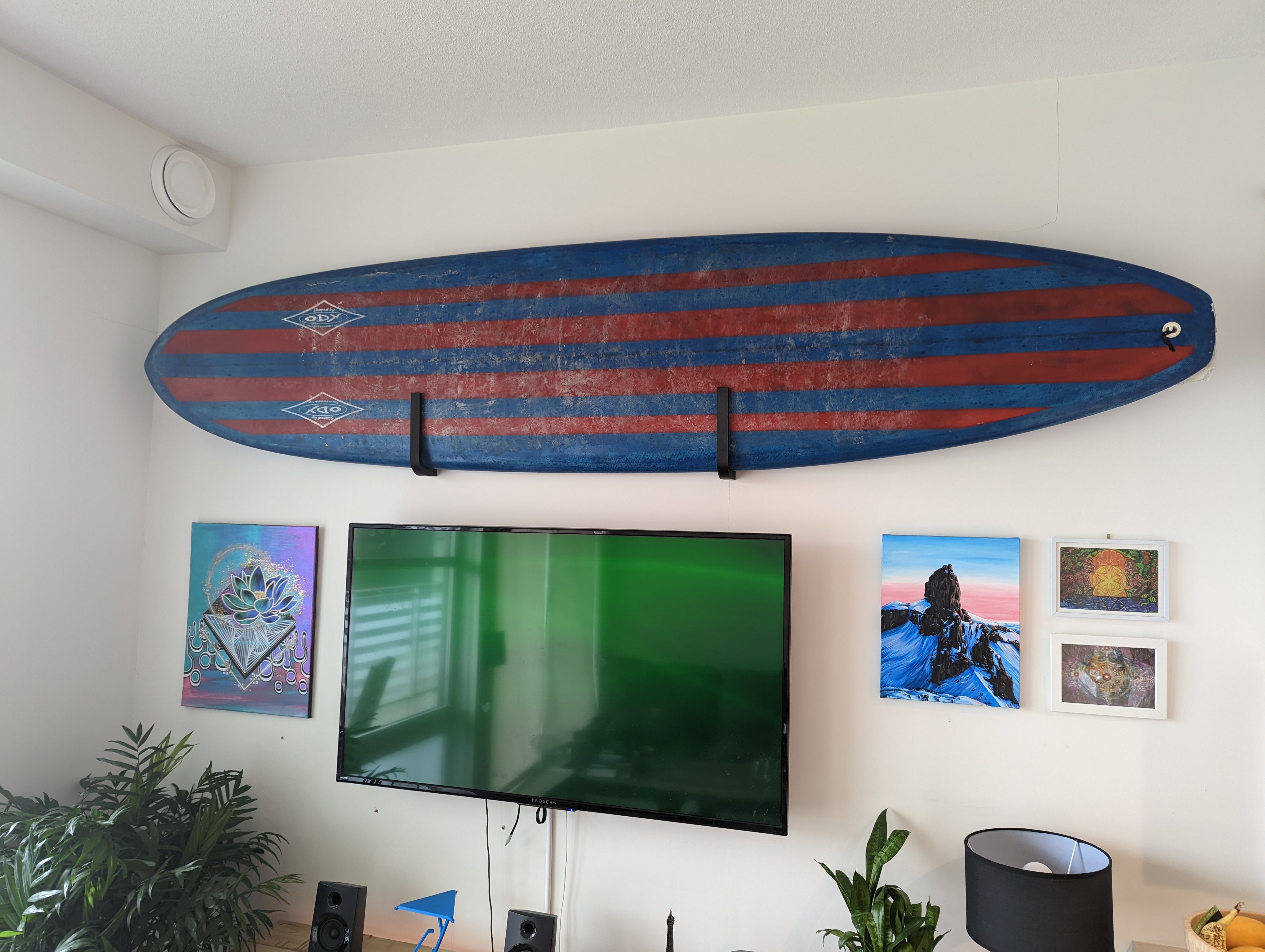 Surfboard Wall Mount