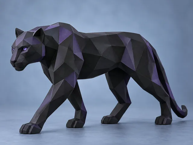 Low Poly Panther