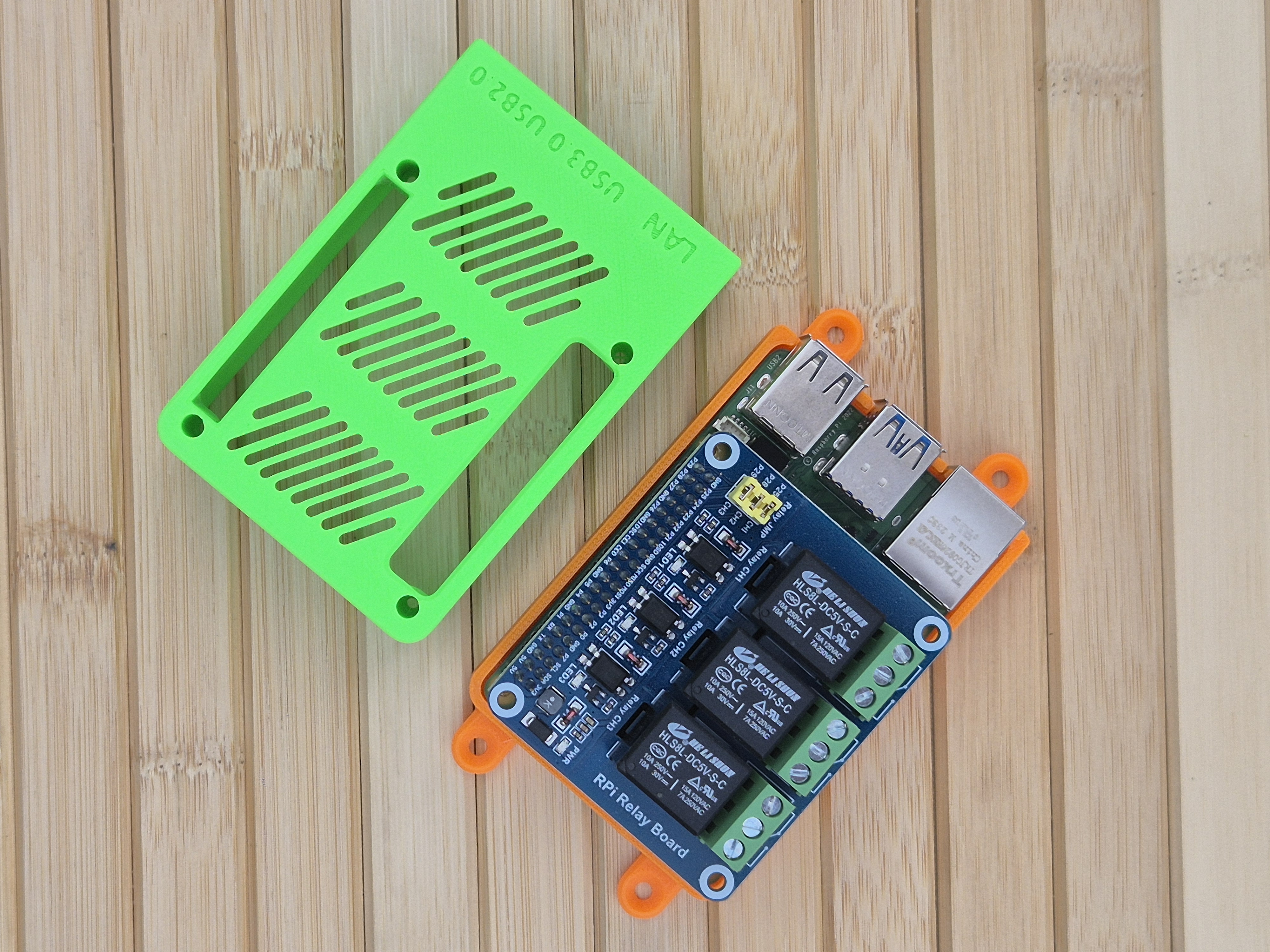 Raspberry Pi 5 - Waveshare 3x Relais HAT Housing by Nerdiy.de — miniatura 7