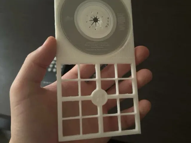 Mini-CD disc holder