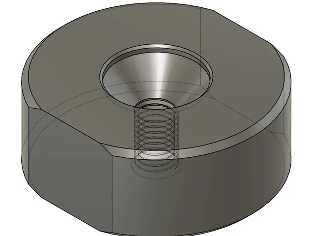 Thread test print for M3x0.5 for 8mm lenght Flat Head Screw