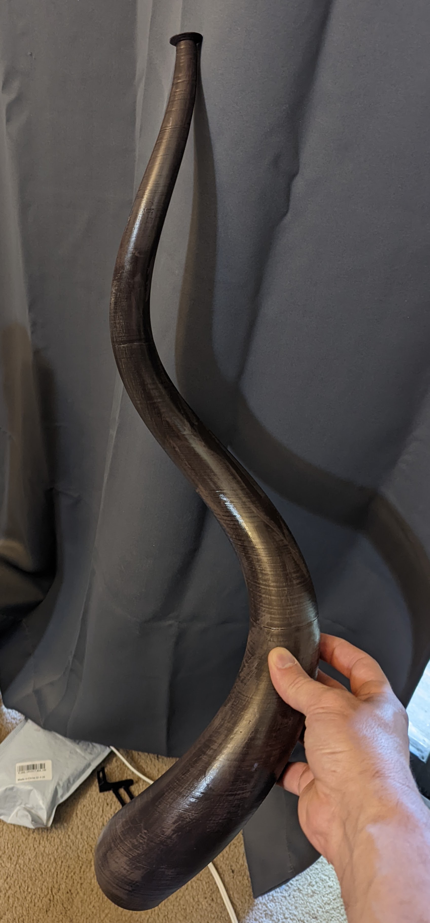 Kudu Horn Trumpet (Shofar) by Bob Download free STL model