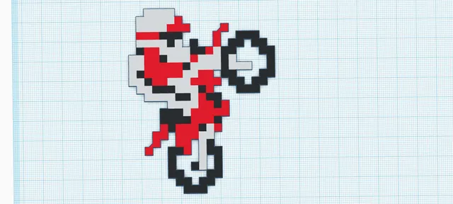 Excite Bike Magnet