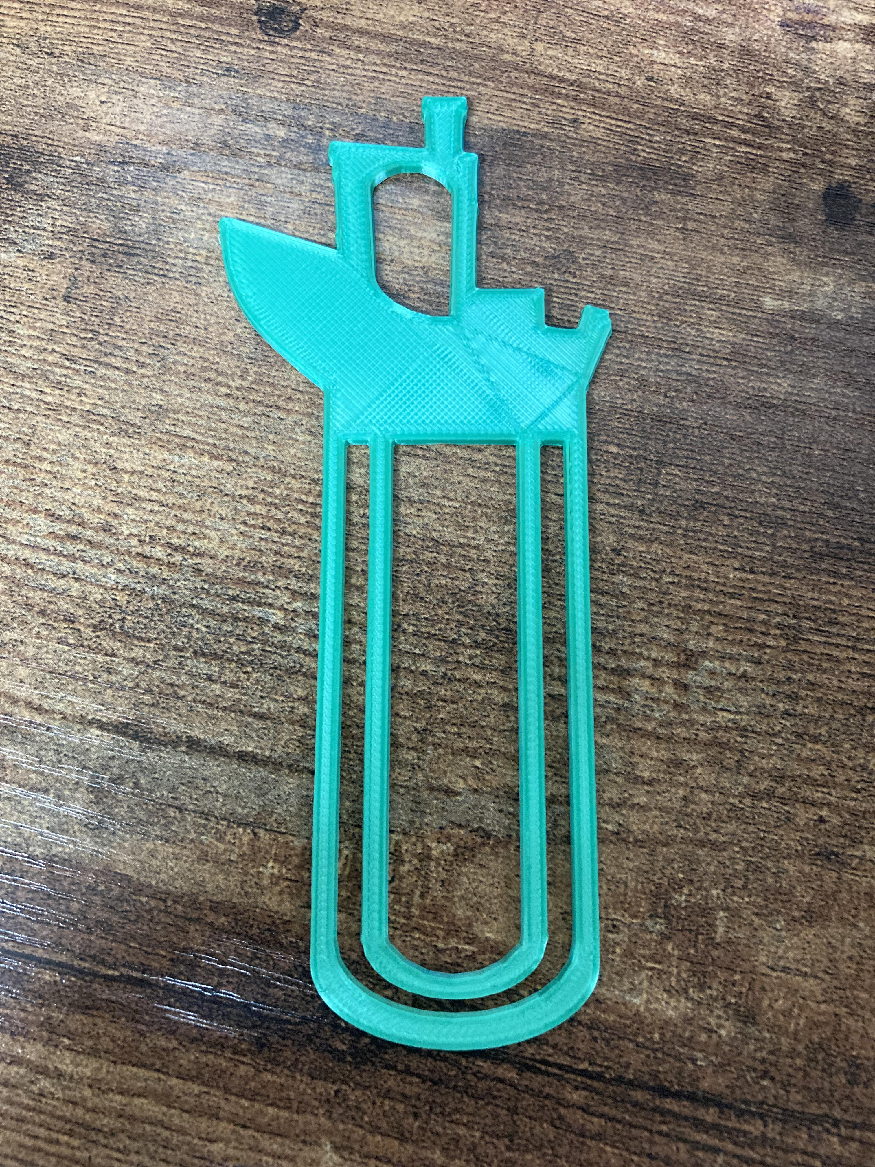 Miniatura 2 do modelo 3D Benchy Bookmark
