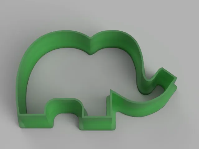 Elephant Cookie Cutter