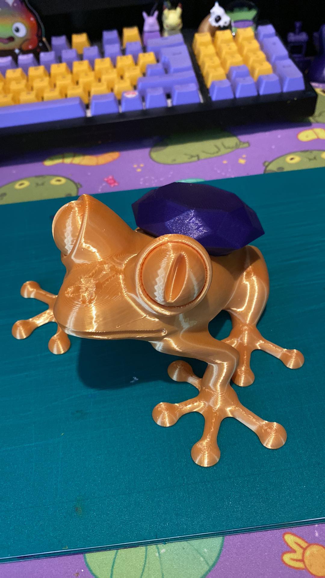 AJ the frog with a gem!