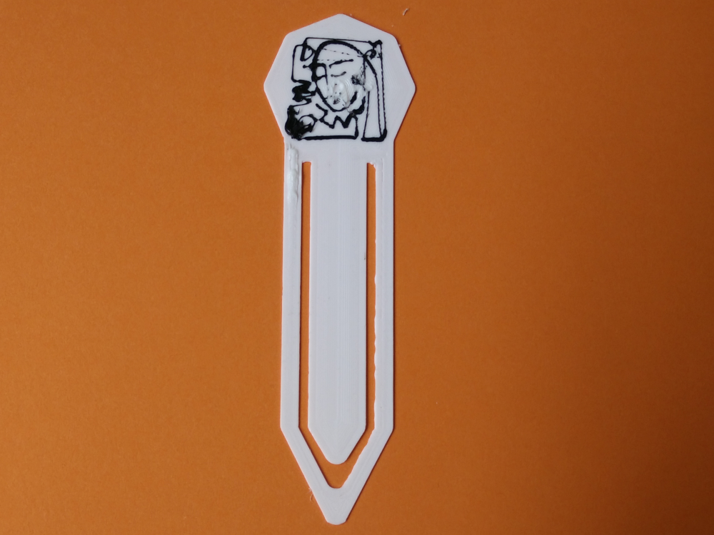 Bookmark - Lesezeichen - Kopf einer Frau