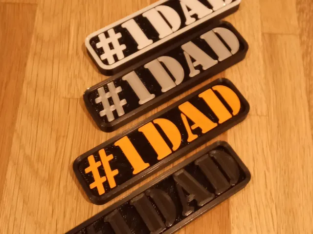 #1 DAD Fridge Magnet